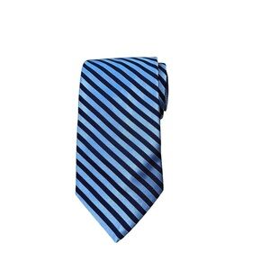 Tommy Hilfiger Blue Stripe Silk Tie